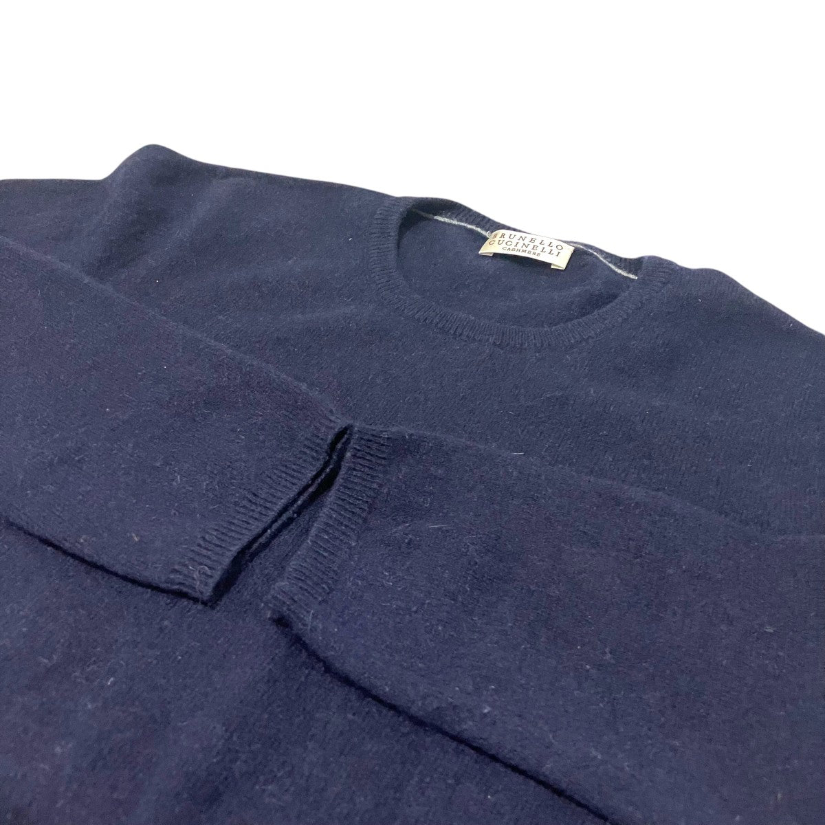 BRUNELLO CUCINELLI(ブルネ・クチネリ) エルボーパッチカシミヤニット