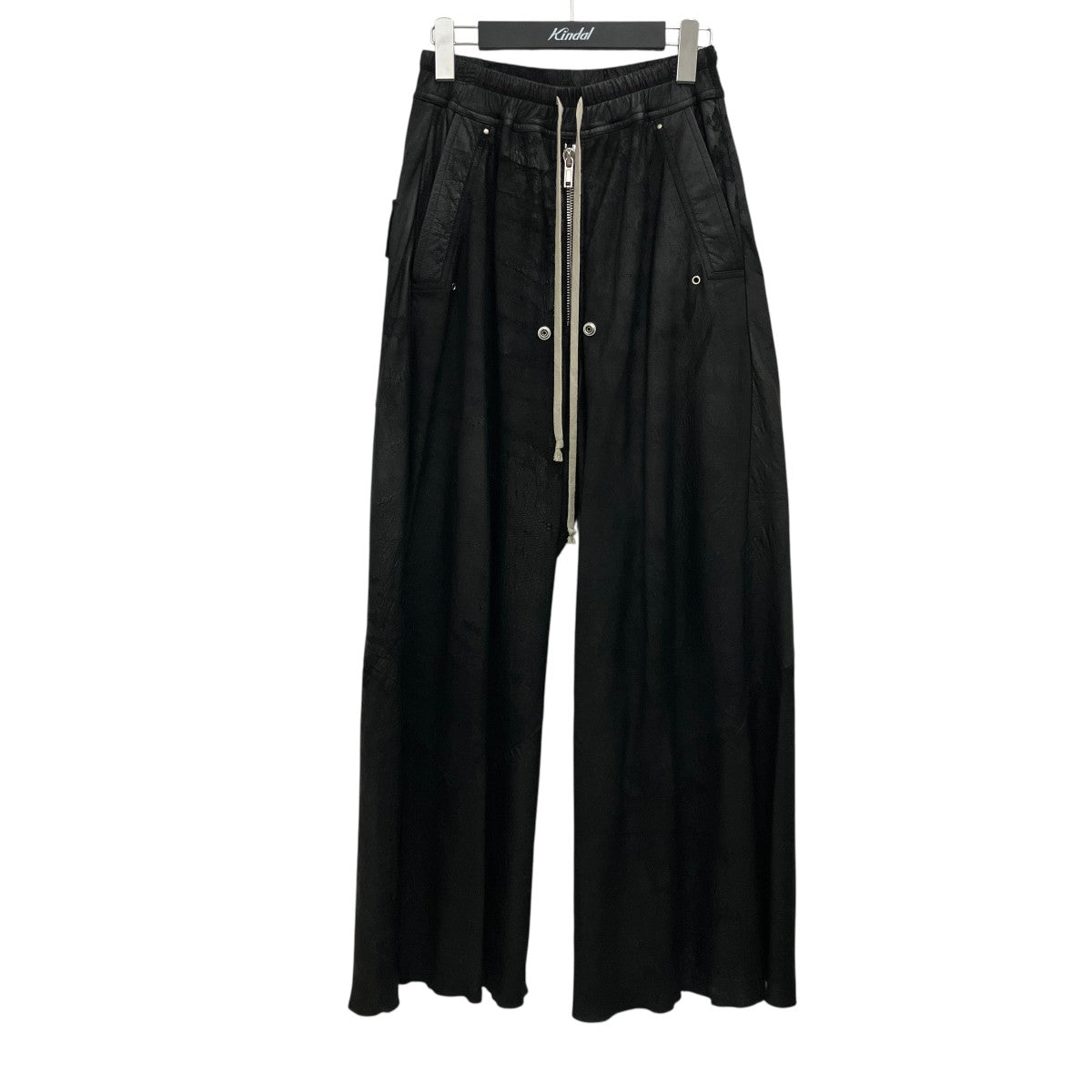 RICK OWENS 25SS【WIDE BELA PANTS】レザーパンツRR01E5366-LBA 古着・中古-1枚目のアイテム画像