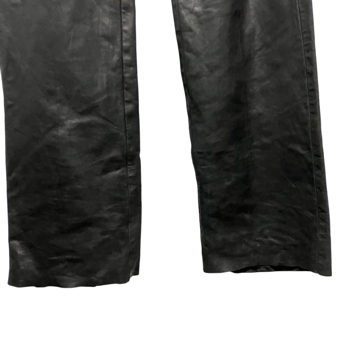 RICK OWENS 25SSレザーパンツRP01E7302-LSU 古着・中古-4枚目のアイテム画像