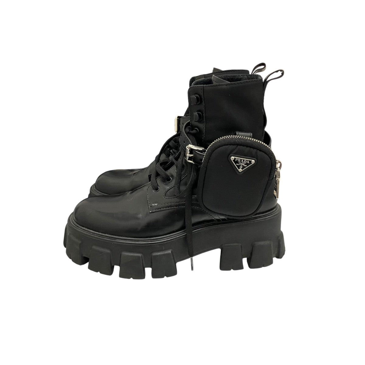 PRADA 【トライアングルロゴ】ブーツ3LFR-1T255M 古着・中古-4枚目のアイテム画像