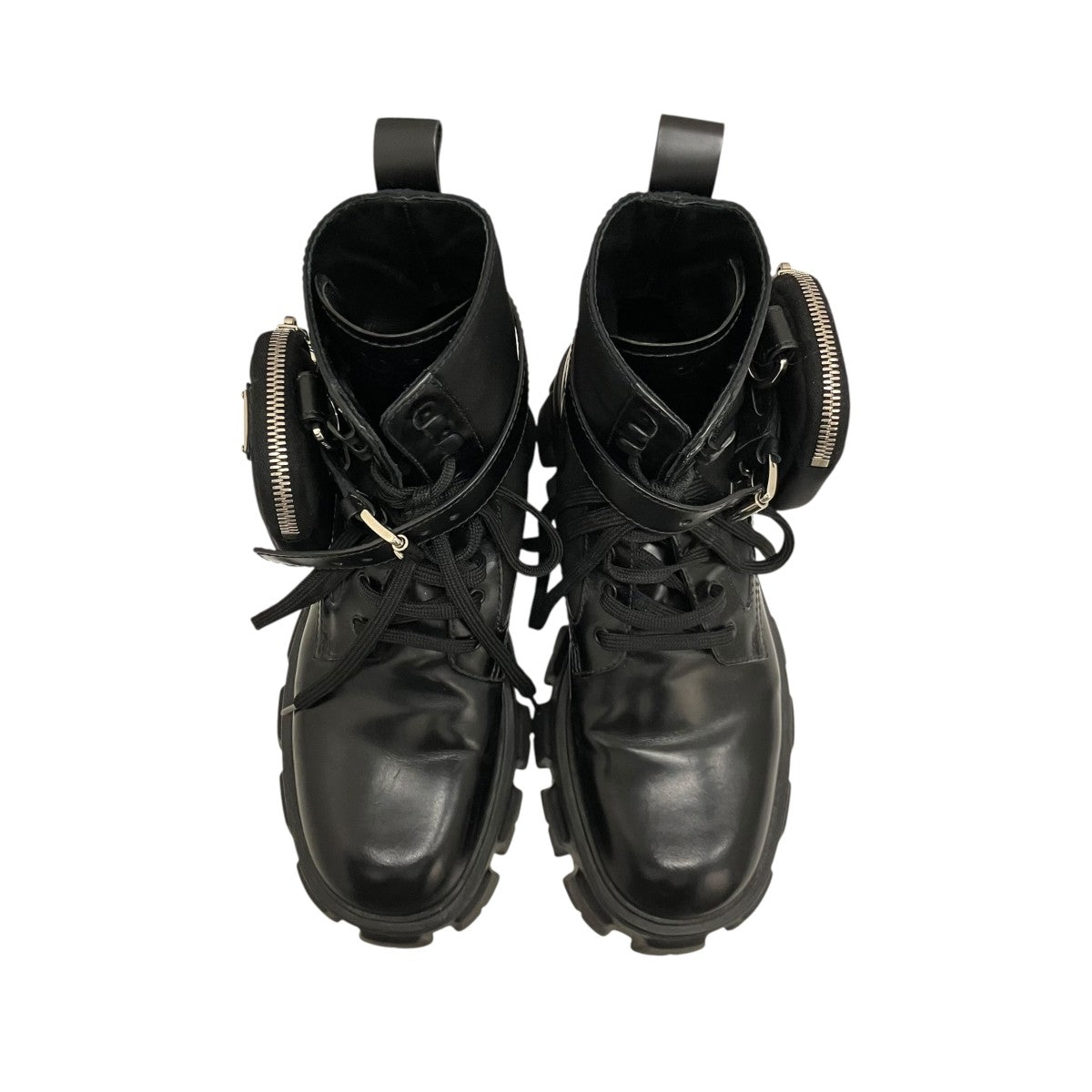 PRADA 【トライアングルロゴ】ブーツ3LFR-1T255M 古着・中古-5枚目のアイテム画像