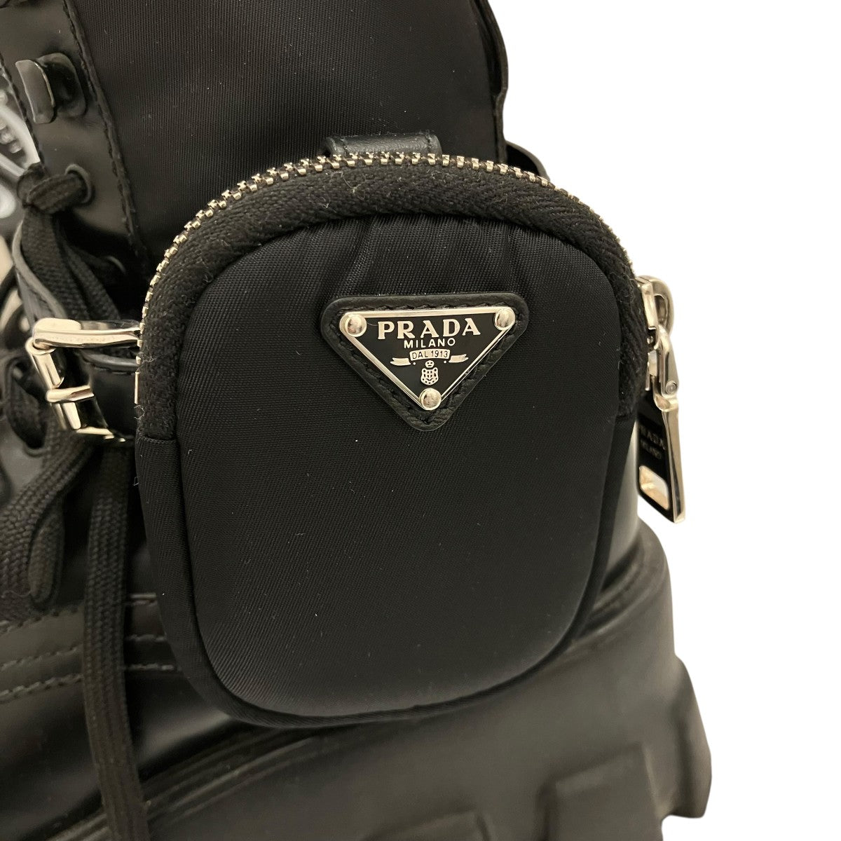 PRADA 【トライアングルロゴ】ブーツ3LFR-1T255M 古着・中古-9枚目のアイテム画像