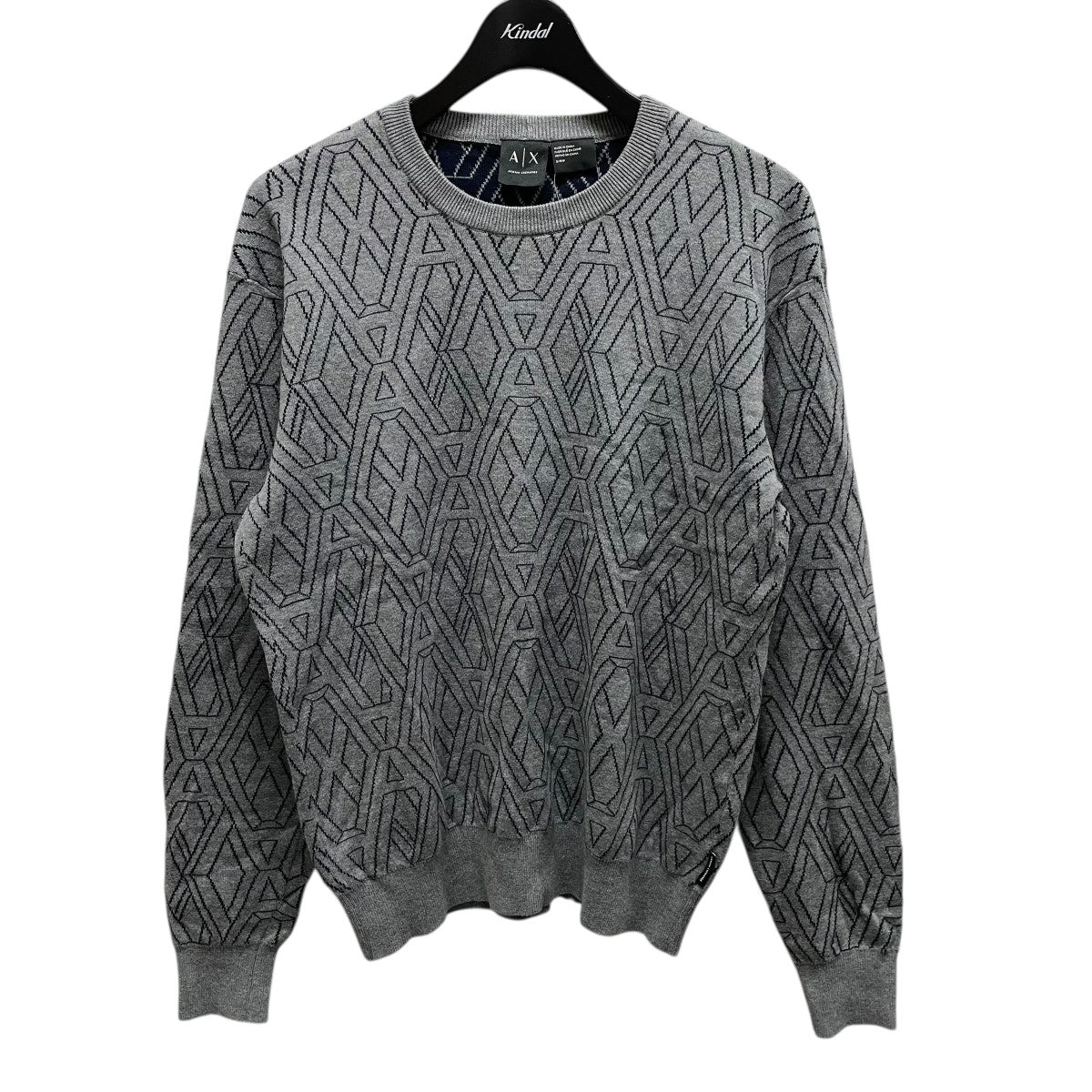 ARMANI EXCHANGE ロゴニット3ZZM1L 古着・中古-1枚目のアイテム画像