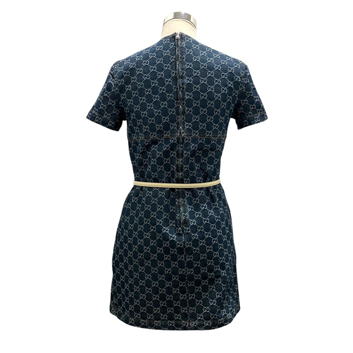 GUCCI(グッチ) GGデニムワンピース818219 818219 インディゴ サイズ 38