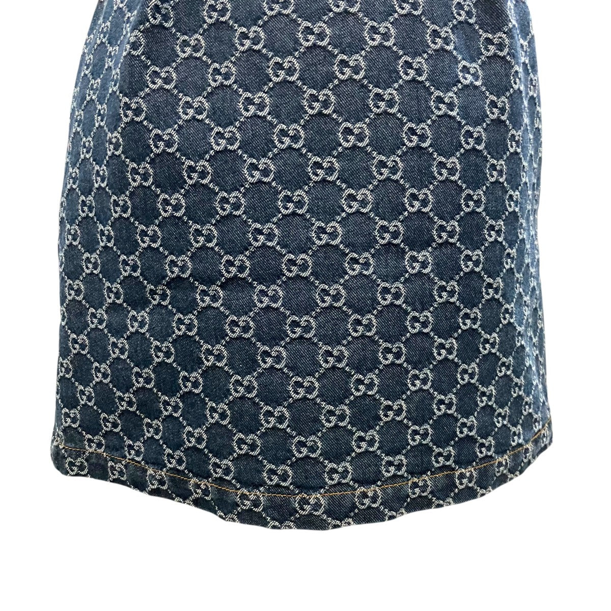 GUCCI(グッチ) GGデニムワンピース818219 818219 インディゴ サイズ 38