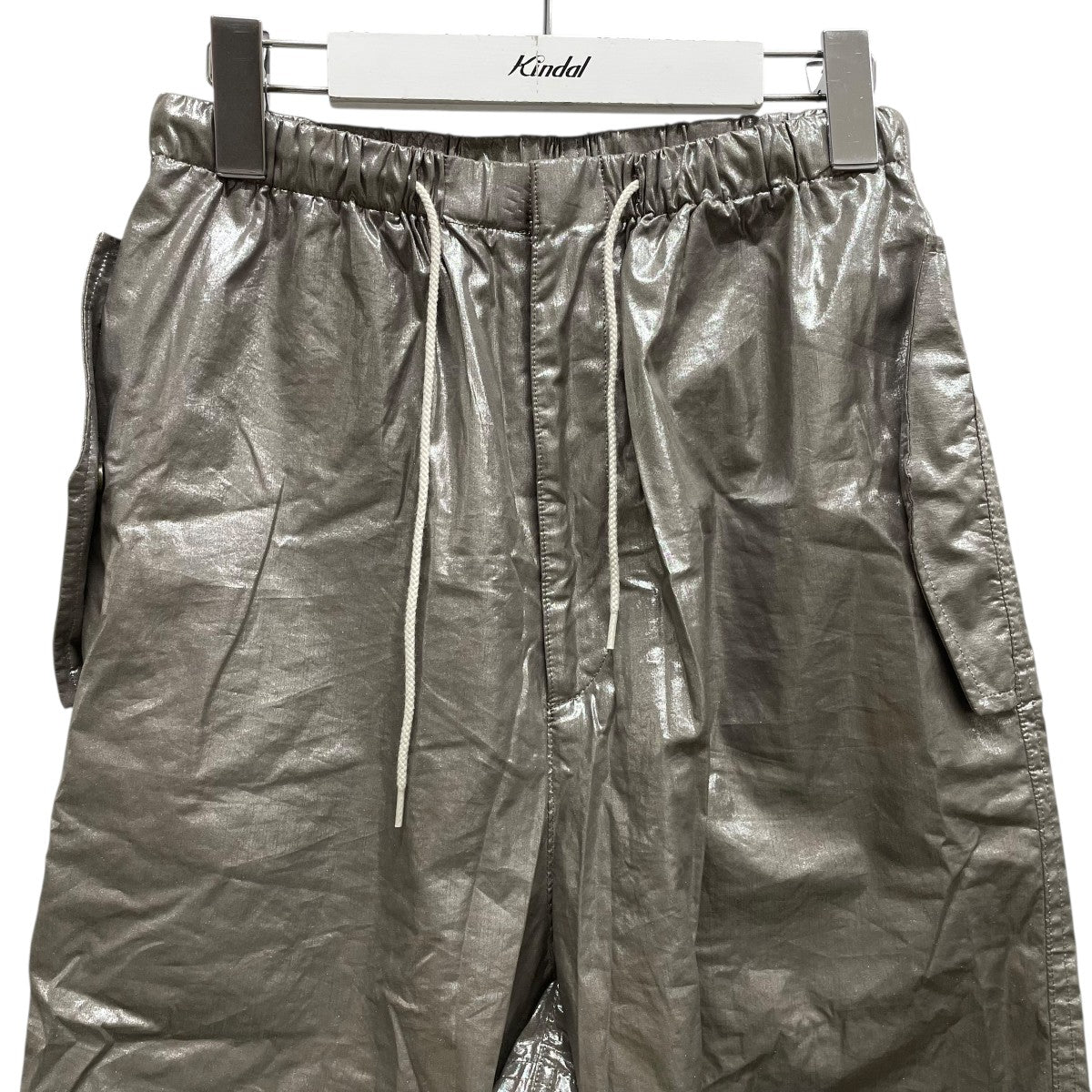 6(ROKU) BEAUTY＆YOUTH HAKU SILVER PANTSハクシルバーパンツ8614-202-0622 古着・中古-3枚目のアイテム画像