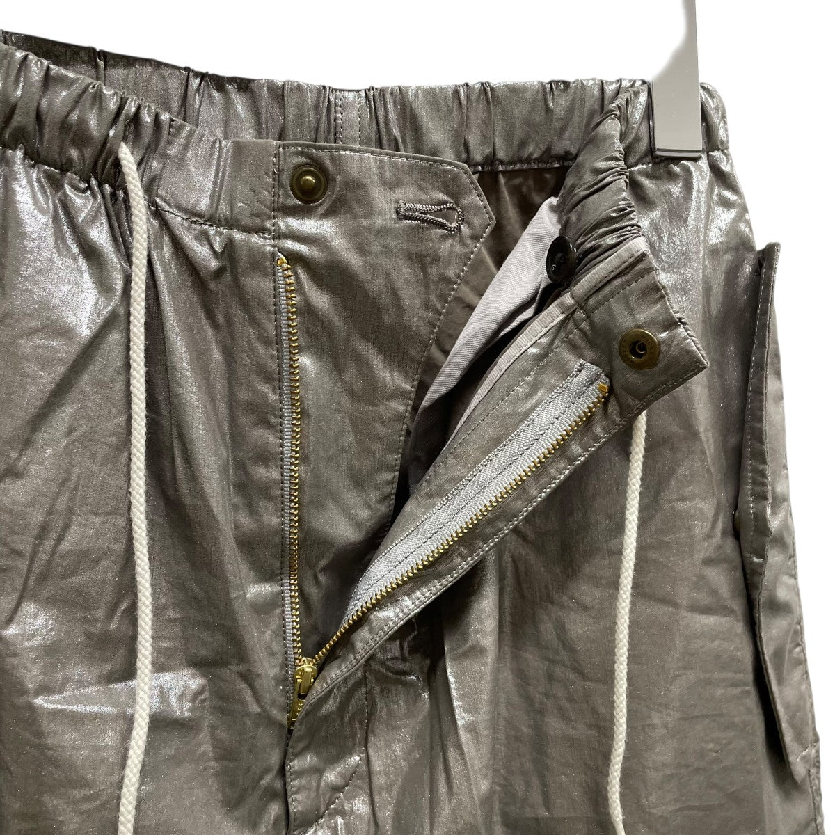 6(ROKU) BEAUTY＆YOUTH HAKU SILVER PANTSハクシルバーパンツ8614-202-0622 古着・中古-5枚目のアイテム画像