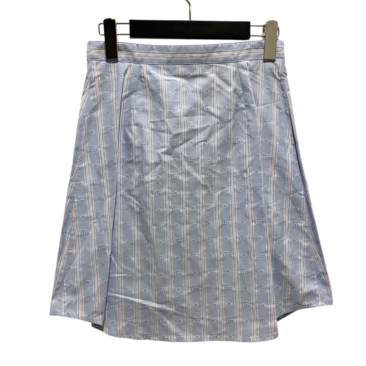 GUCCI(グッチ) ストライプスカート739403 739403 スカイブルー サイズ