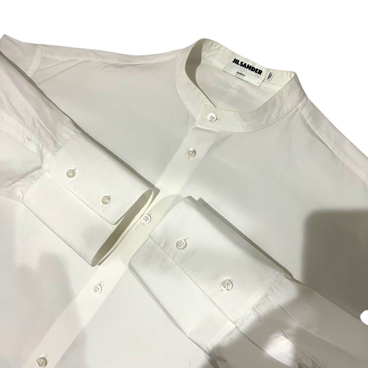 JIL SANDER(ジルサンダー) 【7days shirts-SUNDAY】バンドカラーシャツ