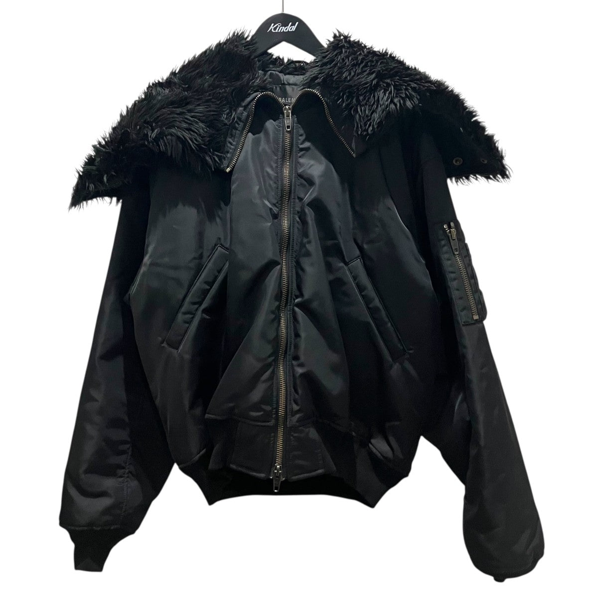BALENCIAGA 24AW【Hooded Bomber】ボンバージャケット808813 TRO53 古着・中古-1枚目のアイテム画像