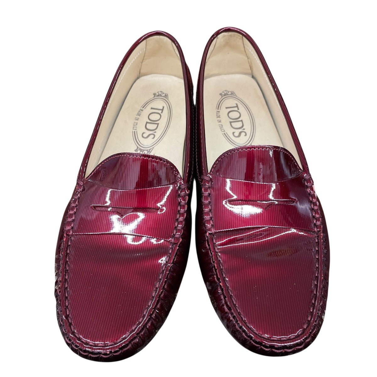 TOD’S エナメルドライビングシューズ 古着・中古-5枚目のアイテム画像