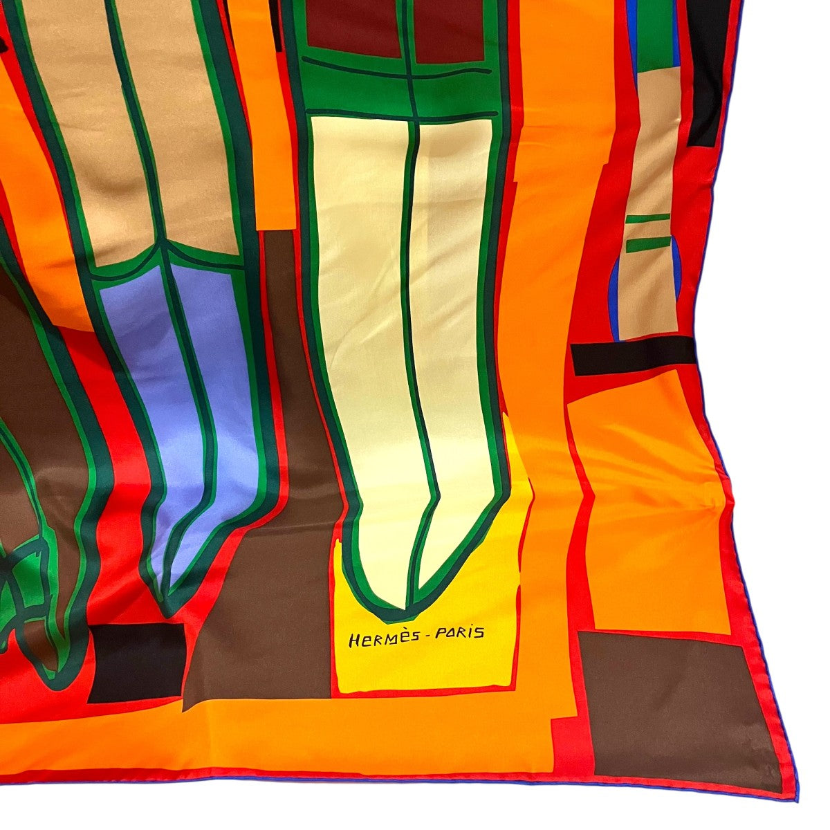 HERMES 【SEA SURF ＆ FUN】シルクスカーフ 古着・中古-6枚目のアイテム画像