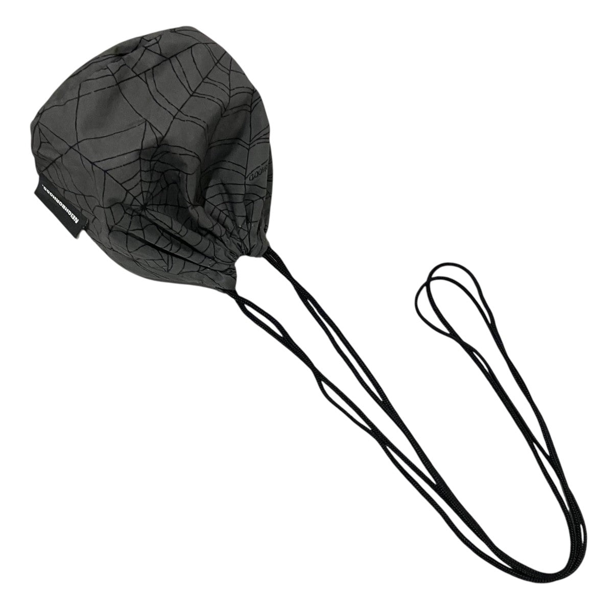 NEIGHBORHOOD 【SPIDERWEB DRAWSTRING BAG】巾着バッグ231TQNH-CG01S 古着・中古-6枚目のアイテム画像