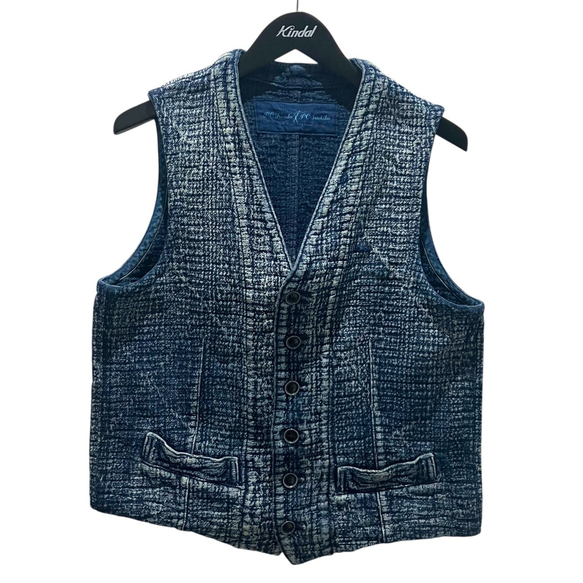 Porter Classic 刺し子ベスト 古着・中古-1枚目のアイテム画像