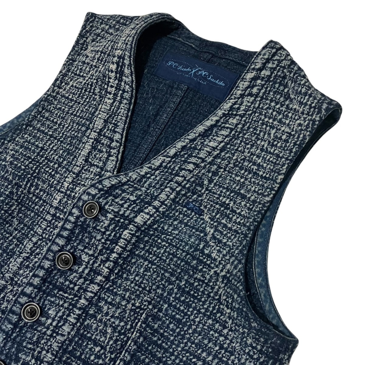 Porter Classic 刺し子ベスト 古着・中古-5枚目のアイテム画像