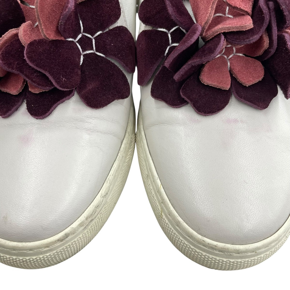 LANVIN フラワーレザースリッポンスニーカー 古着・中古-6枚目のアイテム画像
