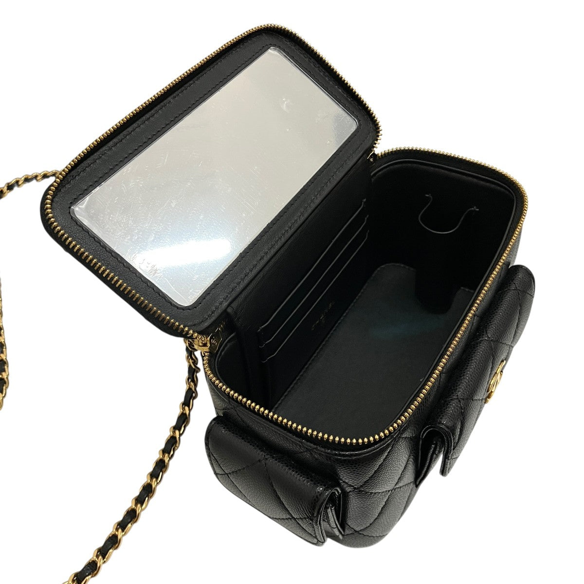 CHANEL マトラッセバニティバッグ 古着・中古-8枚目のアイテム画像