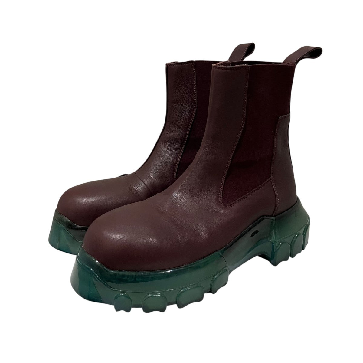 RICK OWENS 【MEGA BOZO TRACTOR BEETLE】サイドゴアブーツF2884 古着・中古-1枚目のアイテム画像