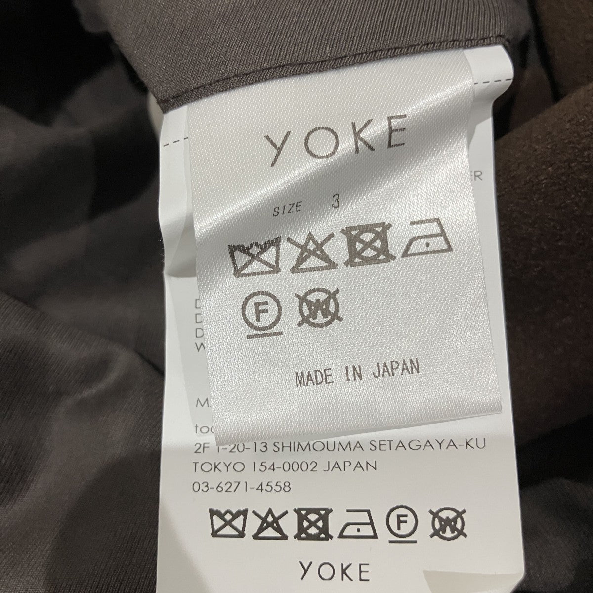 切替ジャケットYK25FW01095J 25AW