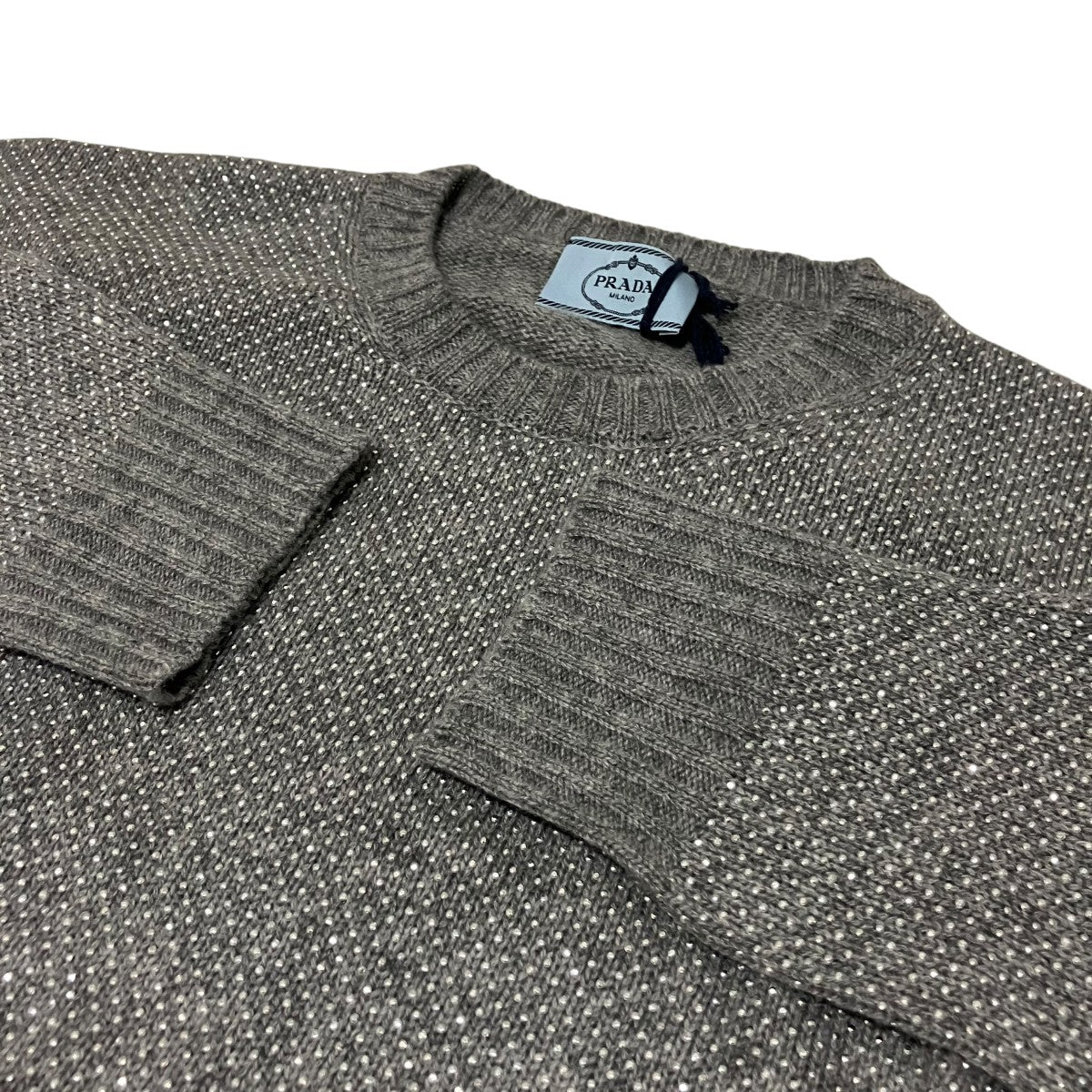 PRADA ミニスタッズニットP24M1Z S221 古着・中古-4枚目のアイテム画像