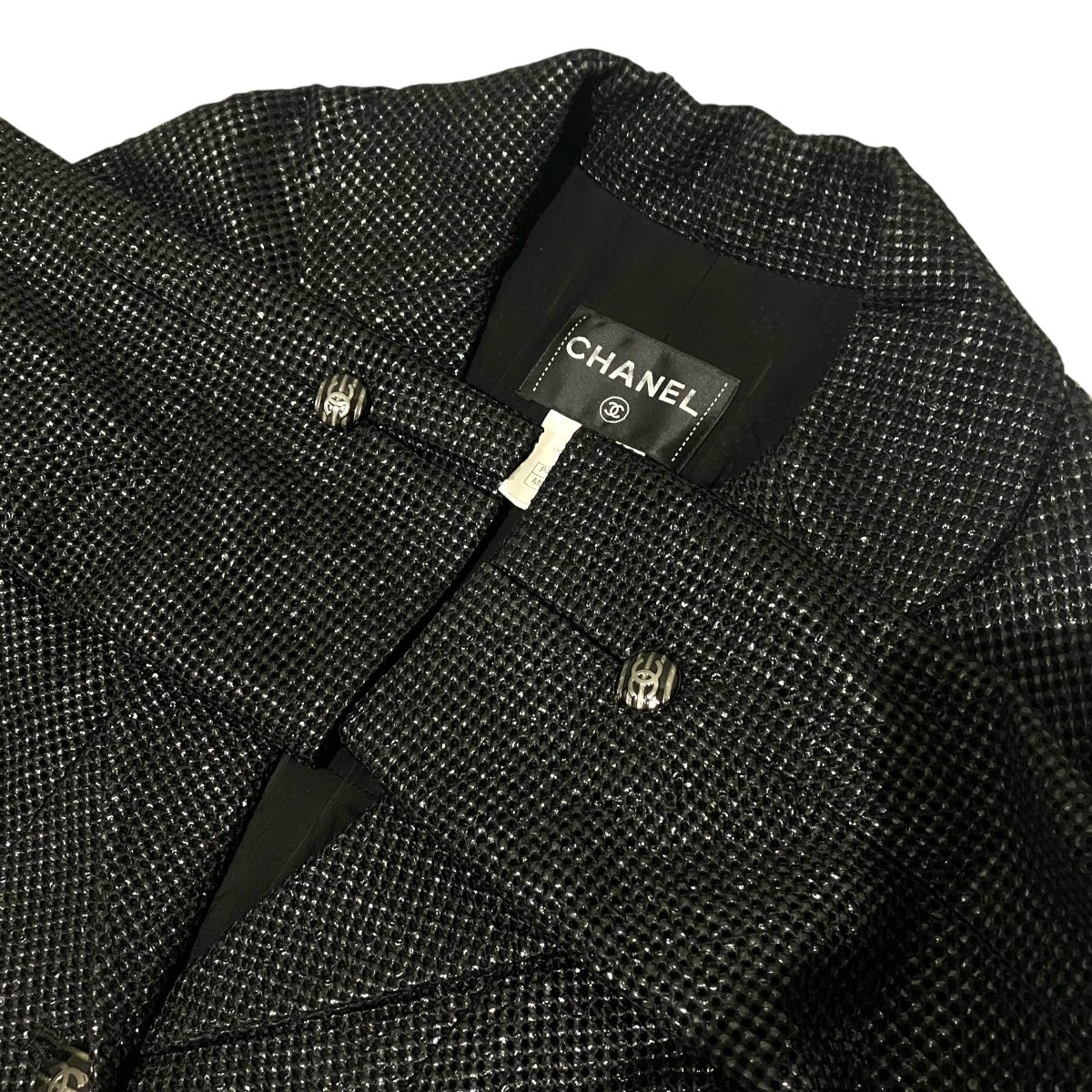 CHANEL メッシュテーラードジャケットP47510V35360 古着・中古-6枚目のアイテム画像