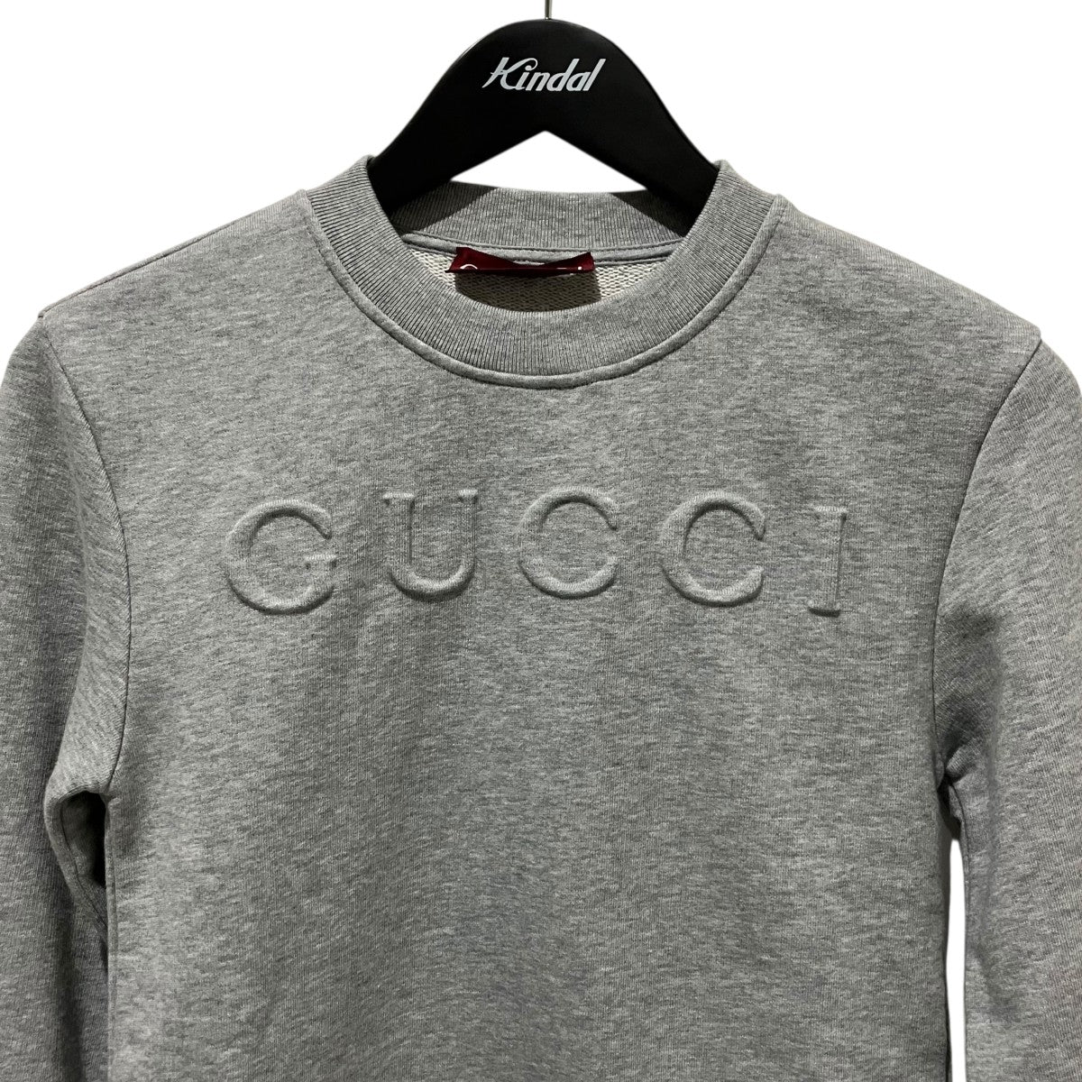 GUCCI 【コットンジャージースウェットシャツ】ロゴエンボススウェット785636 古着・中古-3枚目のアイテム画像