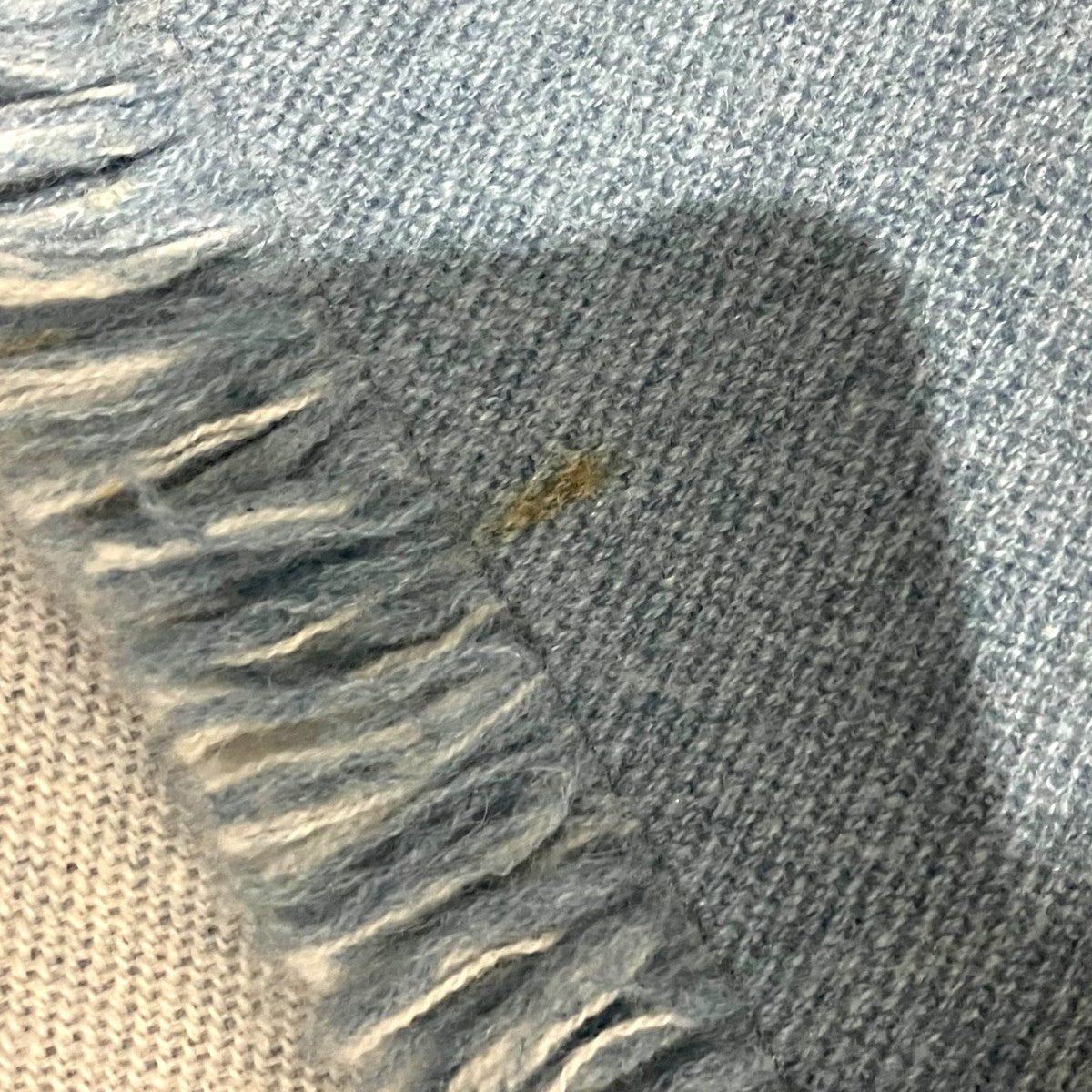 LOUIS VUITTON エシャルプ チームルイフリンジカシミヤウールマフラーM71579 古着・中古-9枚目のアイテム画像