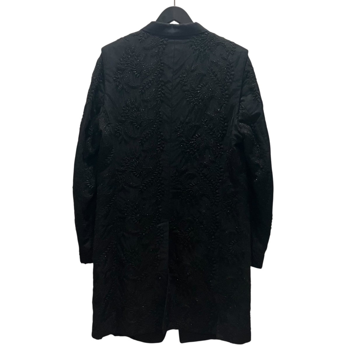 ANN DEMEULEMEESTER 15SS刺繍チェスターコート 古着・中古-2枚目のアイテム画像