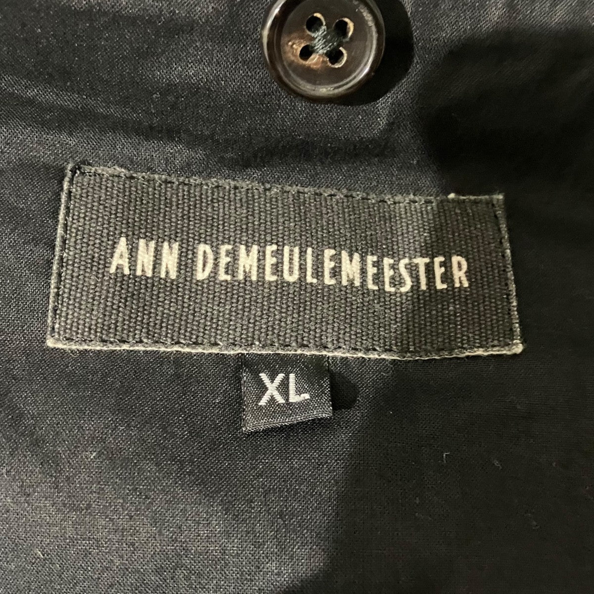 ANN DEMEULEMEESTER 15SS刺繍チェスターコート 古着・中古-7枚目のアイテム画像