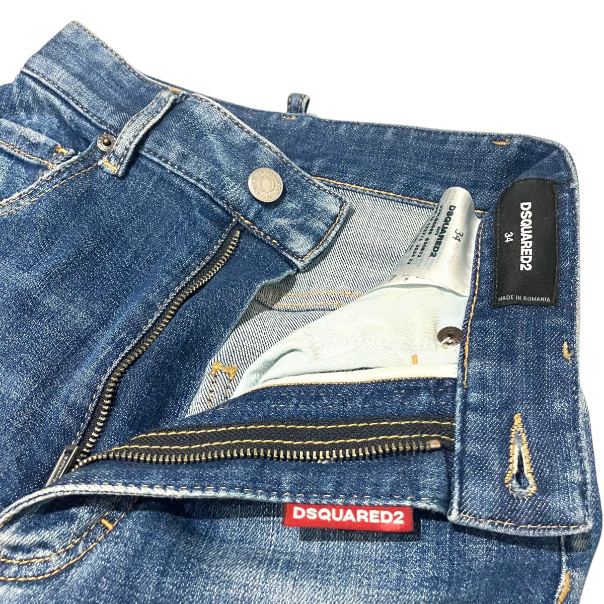 DSQUARED2 ストレッチデニムパンツS75LB0989 古着・中古-5枚目のアイテム画像