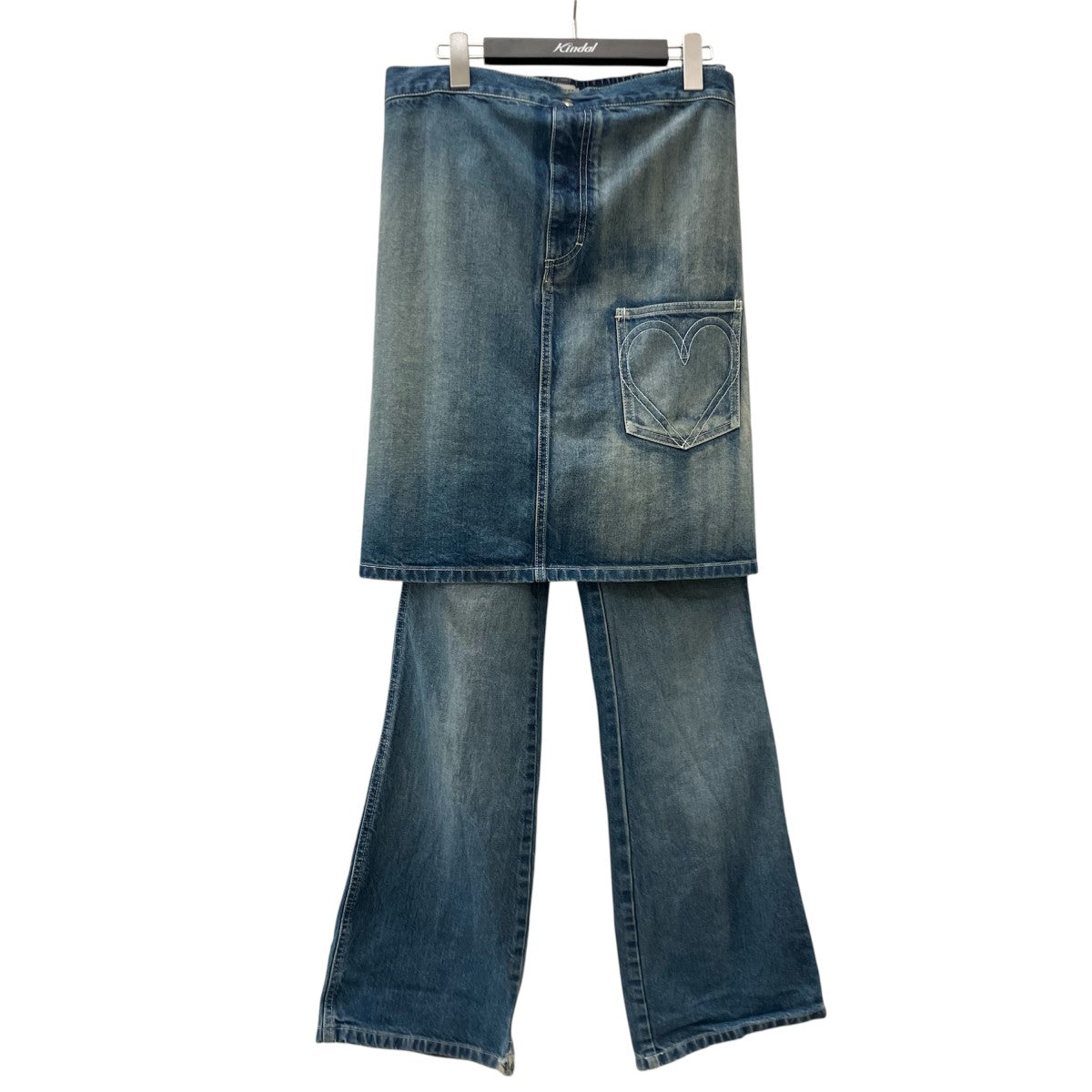 BASICS 【Skirt Denim】デニムパンツS1.5-0604 古着・中古-1枚目のアイテム画像
