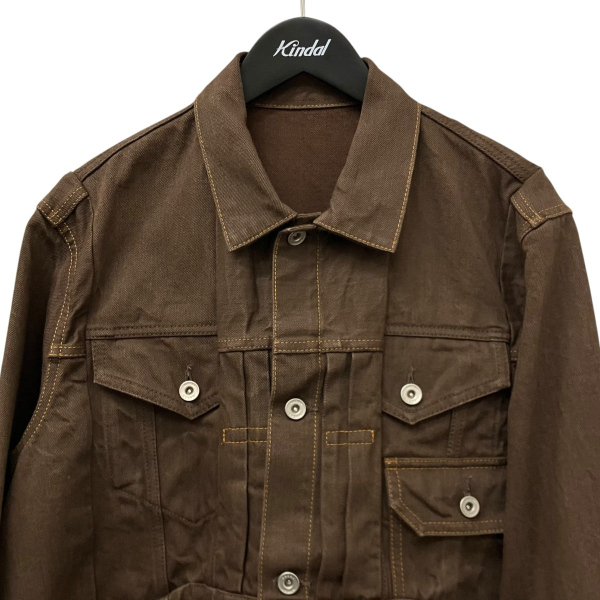 sacai 25AWコットンDenim Jacket25-03751 古着・中古-3枚目のアイテム画像