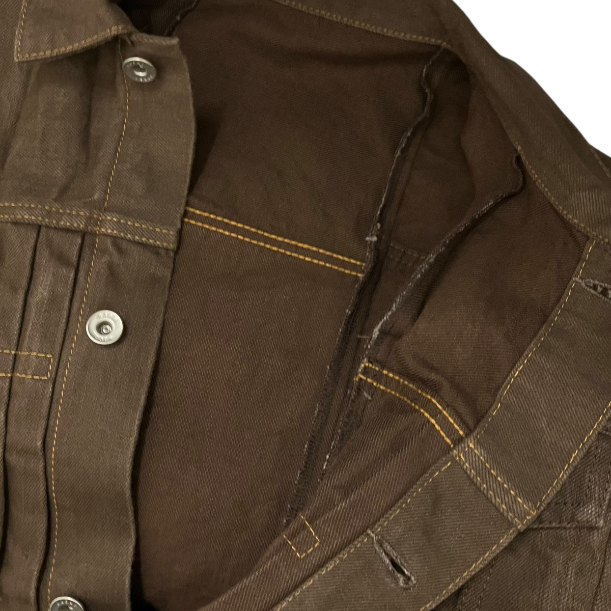 sacai 25AWコットンDenim Jacket25-03751 古着・中古-5枚目のアイテム画像