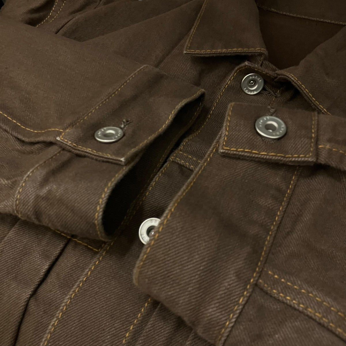 sacai 25AWコットンDenim Jacket25-03751 古着・中古-6枚目のアイテム画像
