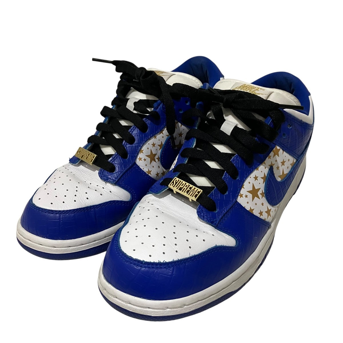 Supreme×NIKE SB 【Dunk Low OG QS Gold Stars】スニーカーDH3228-100 古着・中古-1枚目のアイテム画像