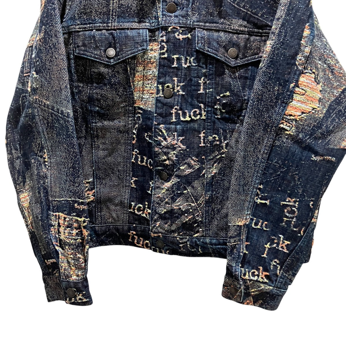 Archive Denim Jacquard Trucker Jacketデニムジャケット