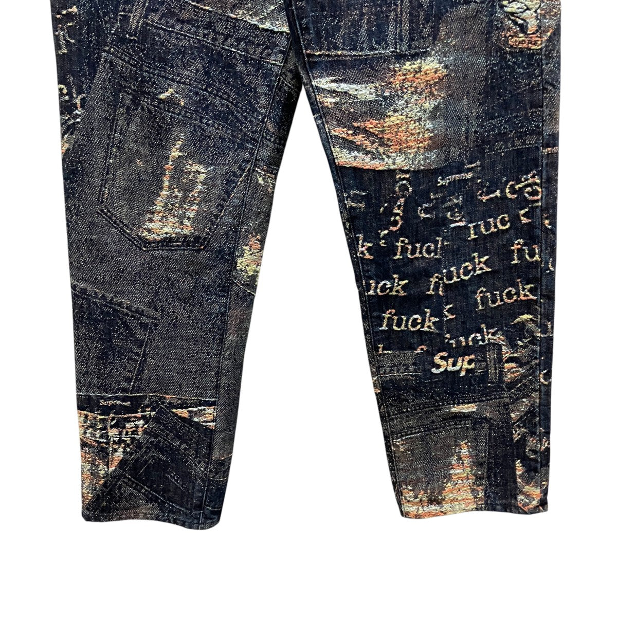 Archive Denim Jacquard Regular Jeanデニムパンツ
