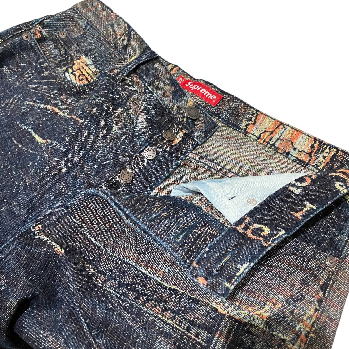 Archive Denim Jacquard Regular Jeanデニムパンツ