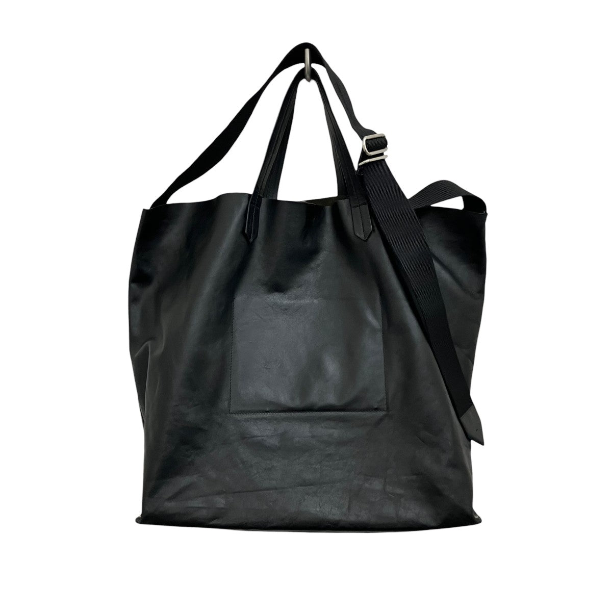 JIL SANDER(ジルサンダー) 【TAPE TOTE】レザー2WAYバッグ ブラック