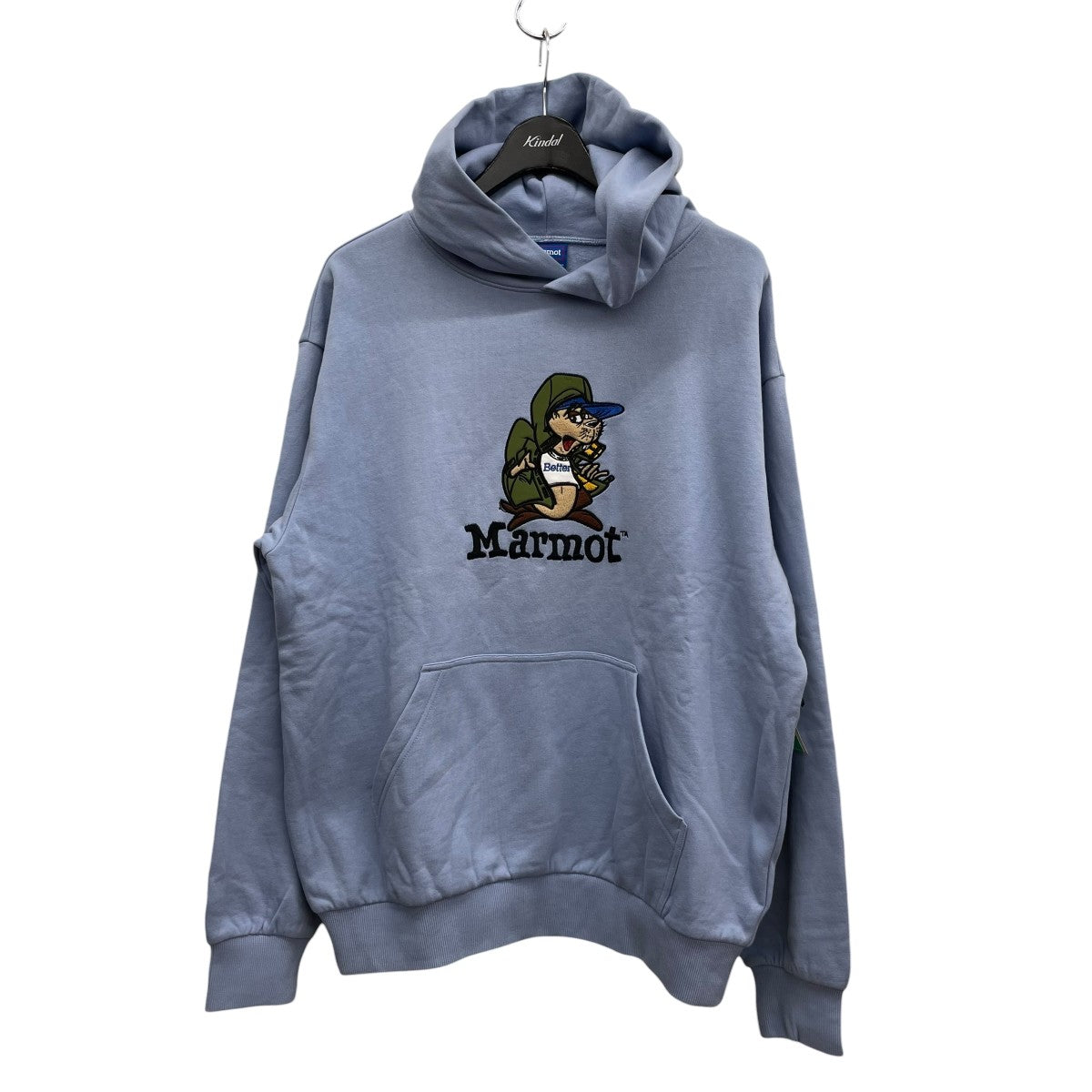 Better Mammoth Marty Hoodyプリントプルオーバーパーカー