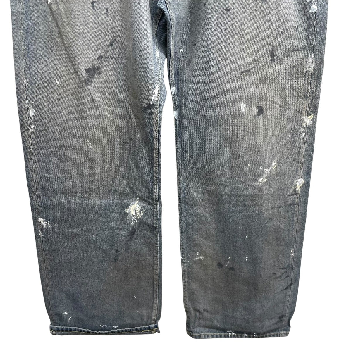 DENHAM OLDTIMER サイズ34 新品未使用 Denham(デンハム) OLDTIMER MIJ SENSEペンキ加工デニムパンツ01-25-07