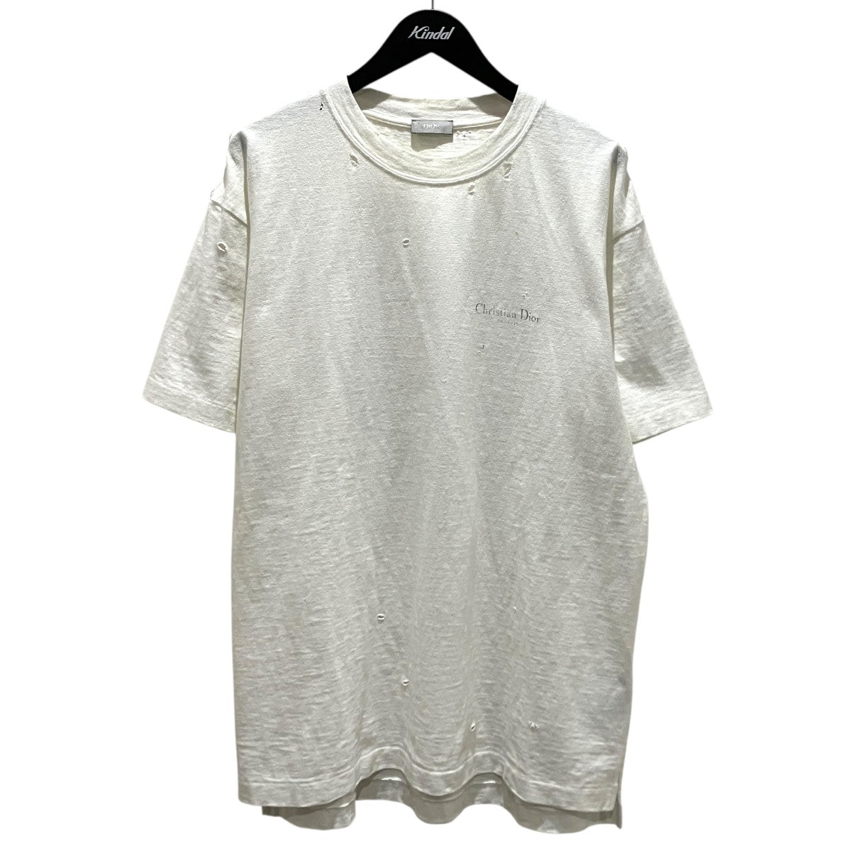DIOR クラッシュ加工Tシャツ343J636A0849 古着・中古-1枚目のアイテム画像