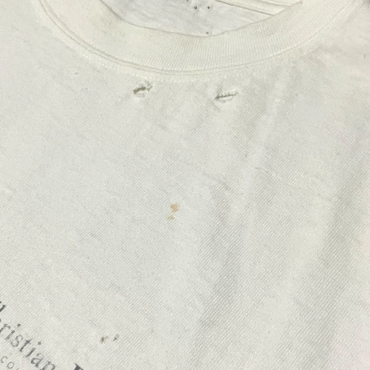 DIOR クラッシュ加工Tシャツ343J636A0849 古着・中古-6枚目のアイテム画像