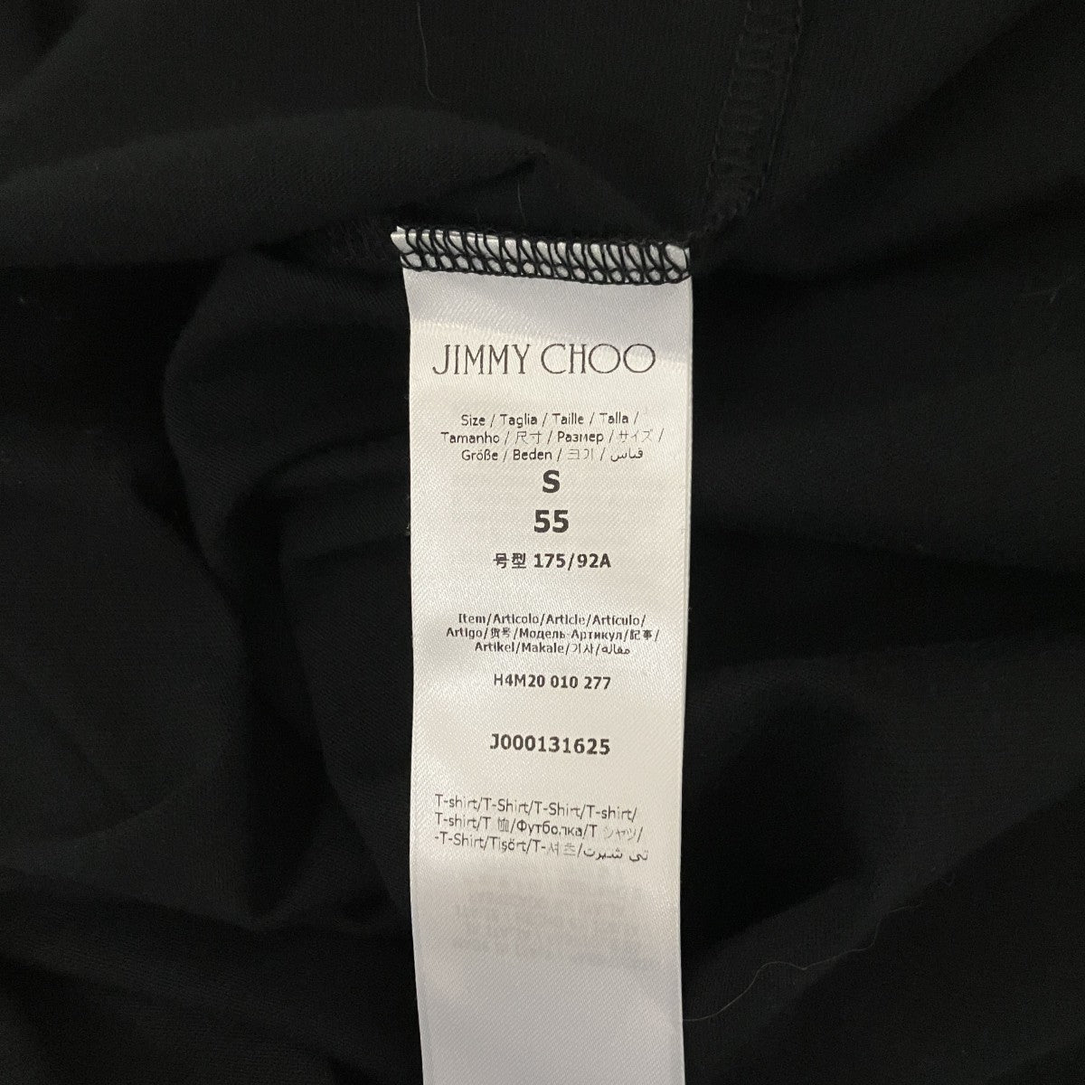 JIMMY CHOO ロゴTシャツJ00131625 古着・中古-7枚目のアイテム画像
