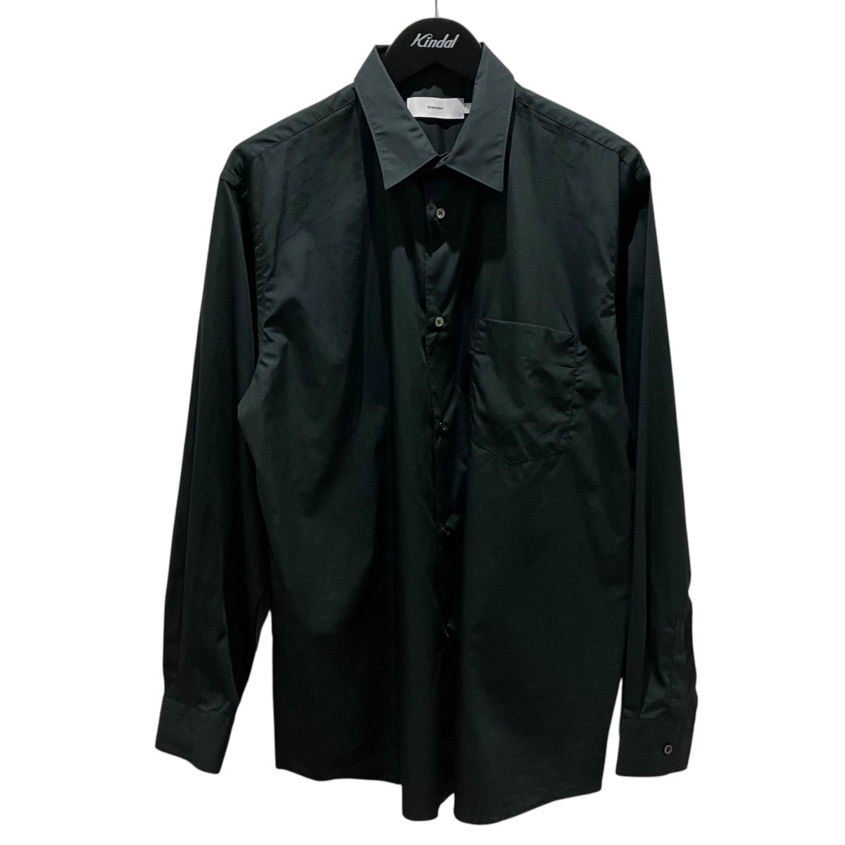 Graphpaper 25AW【Broad Regular Collar Shirt】ブロードシャツGM254-50017B 古着・中古-1枚目のアイテム画像