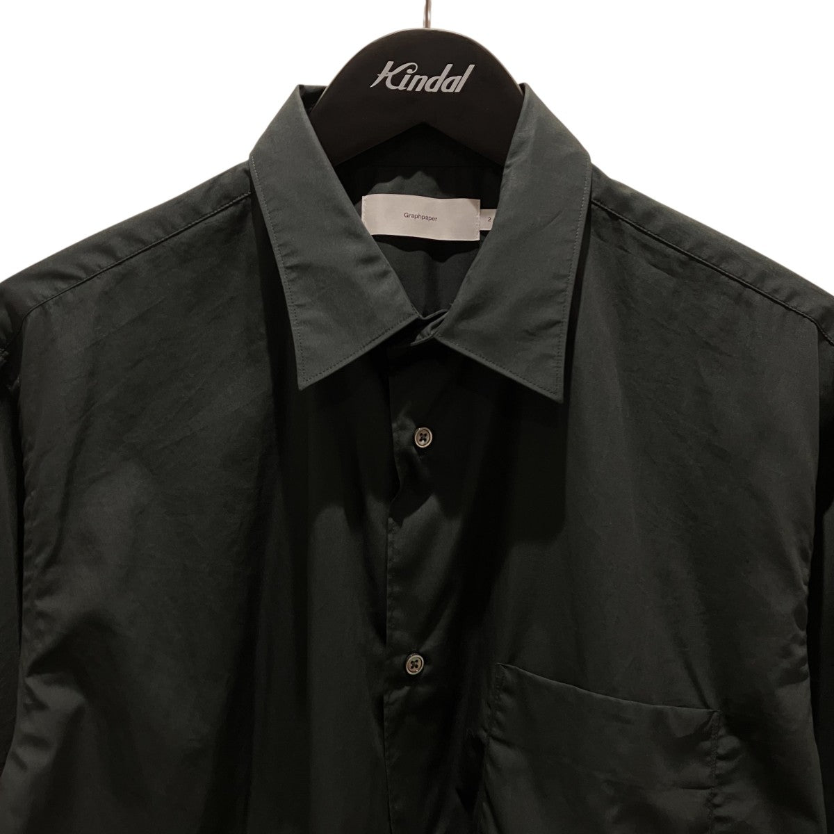 Graphpaper 25AW【Broad Regular Collar Shirt】ブロードシャツGM254-50017B 古着・中古-3枚目のアイテム画像