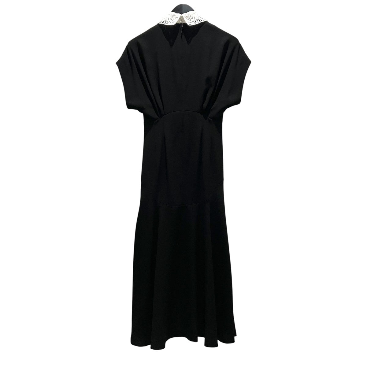 mame kurogouchi 【Back Satin Crepe Georgette Embroidered Collar Flared Dress】半袖ワンピースMM24SS-DR083 古着・中古-2枚目のアイテム画像