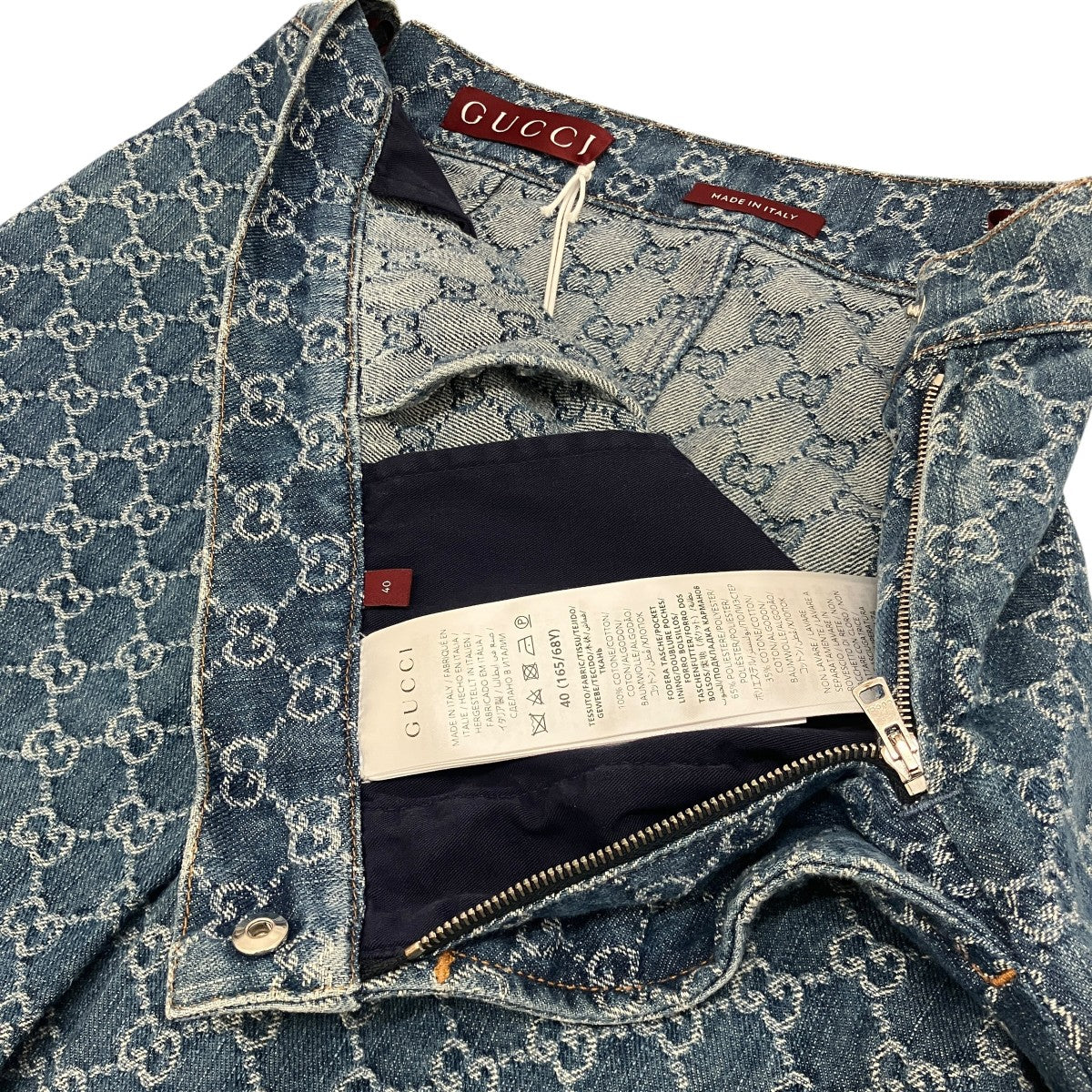 GUCCI 【GGジャガードデニム】デニムスカート791386 古着・中古-5枚目のアイテム画像