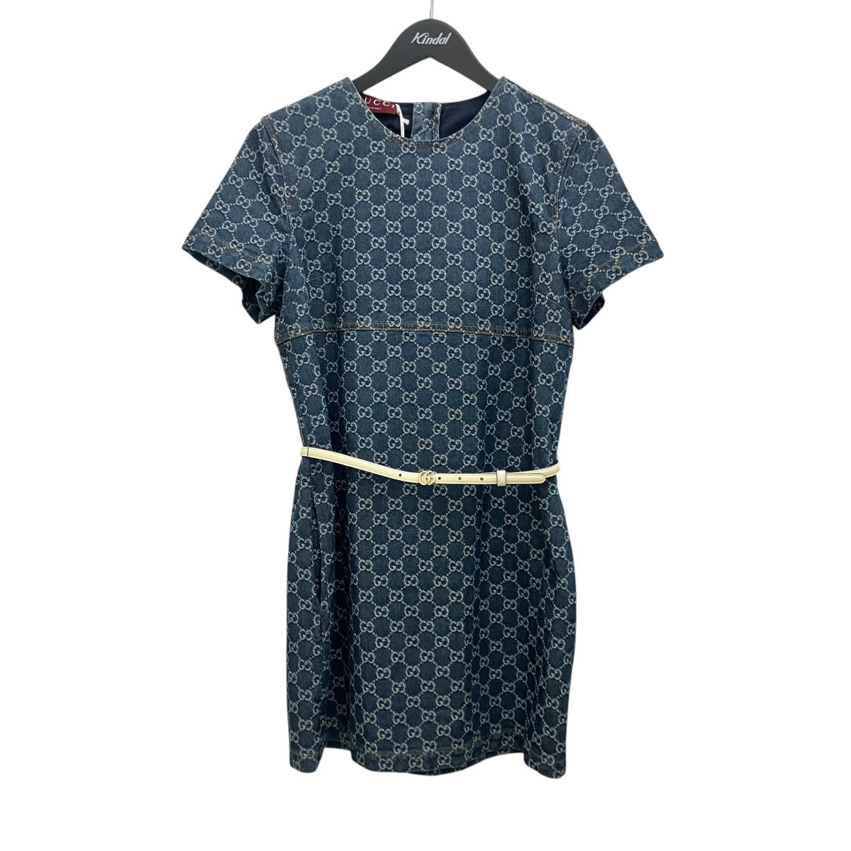 GUCCI 【GGジャガードデニム】デニムワンピース818219 古着・中古-1枚目のアイテム画像