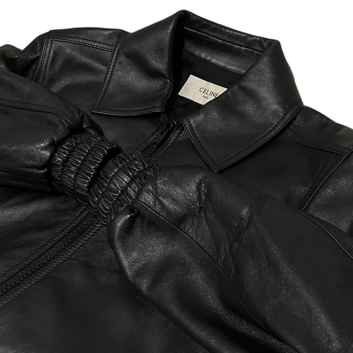 CELINE 22SSフリンジスタッズレザージャケット2EB53280D 古着・中古-5枚目のアイテム画像